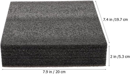 VILLCASE 3pcs Felting Board Foam High Dense, Needle Felting Pad, Work Black Rectangle Felt Mat Sewing Wool Tool for DIY Hand Craft Poking Knitting Projects 7x7 inches