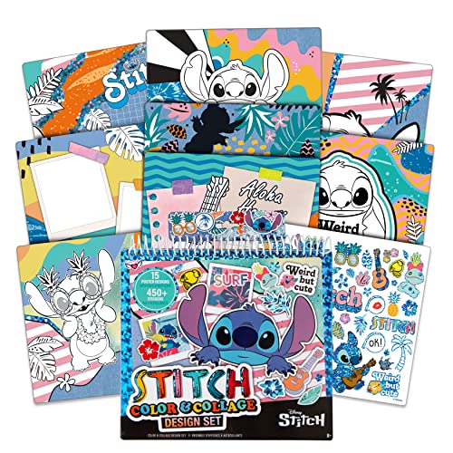 Disney Stitch Color & Collage Design Set