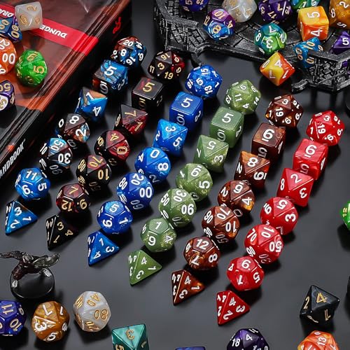 20 Sets Polyhedral Dice (140 Count)
