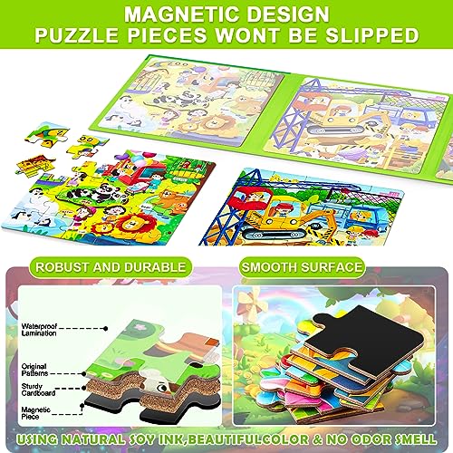 Magnetic Puzzles for Kids Ages 4 (97 Count)