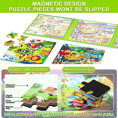 Magnetic Puzzles for Kids Ages 4 (97 Count)