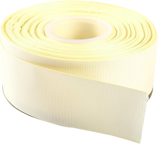 ITIsparkle 11/2" Inch Grosgrain Ribbon 25 Yards-Roll Set for Gift Wrapping Cake Decoration Party Favor Hair Braids Hair Bow Baby Shower Decoration Floral Arrangement Craft Supplies, Ivory Ribbon - Crafty Corner