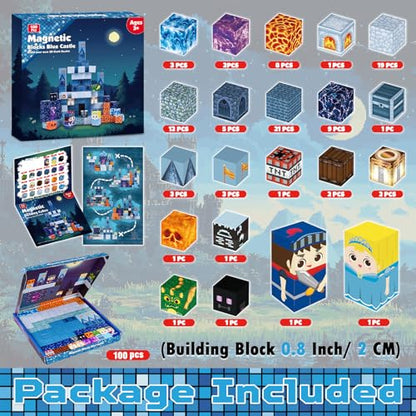 100PCS Magnetic Blocks