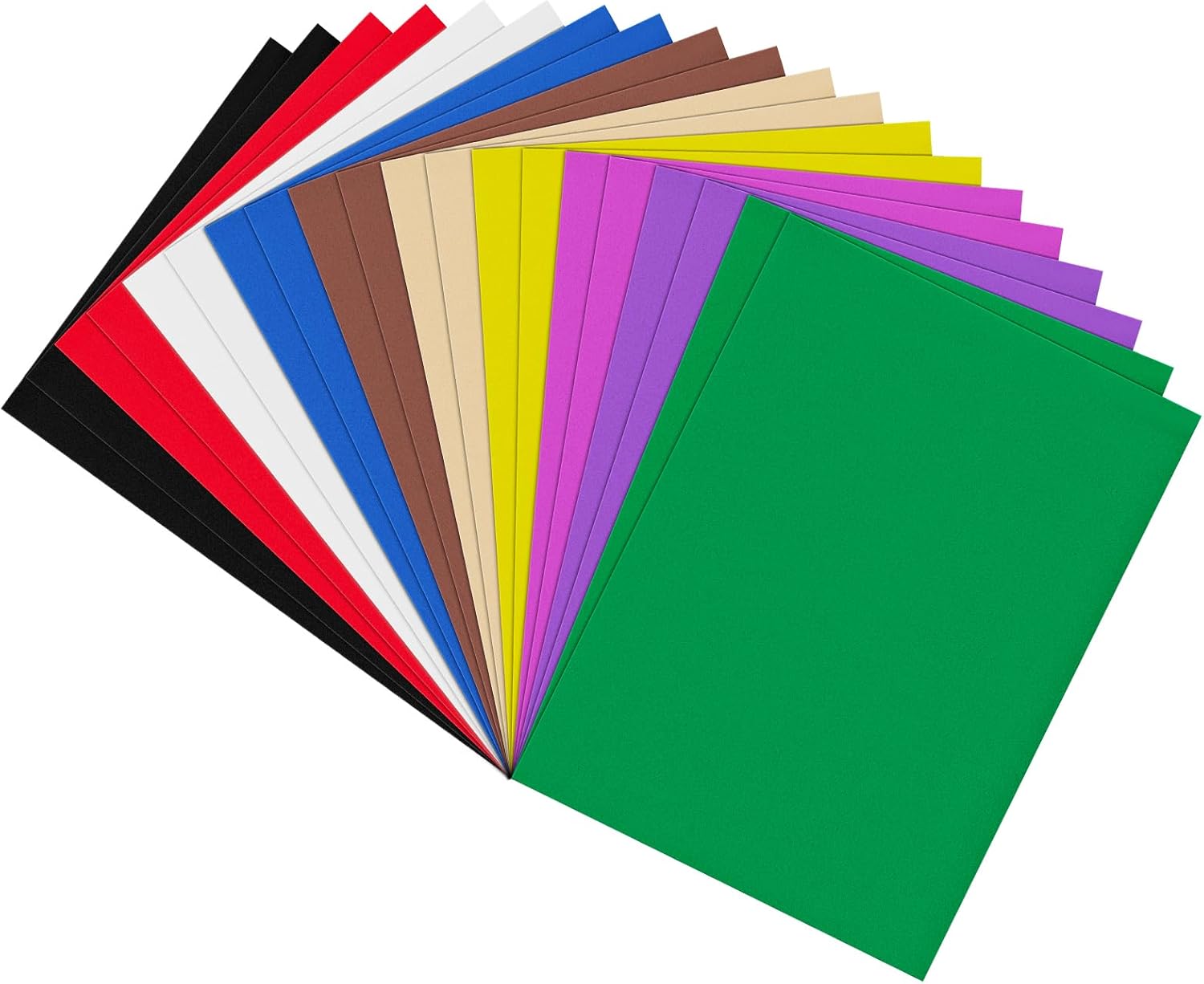 20 PCS EVA Foam Sheets DIY Handcraft Materials 1mm Thick 15.7 x 11.8 Inches Brown EVA Foam Papers for Arts and Crafts - Crafty Corner