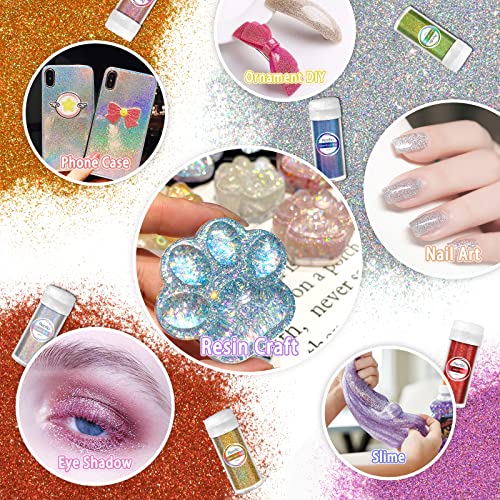 28 Colors Holographic Glitter Set (31.6055 Ounce)