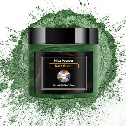 Dark Green Mica Powder for Epoxy Resin
