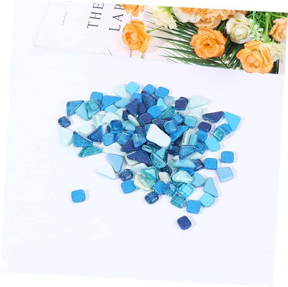 500g DIY Mosaic Stepping Stone Kit Crystal Stones for Adults Craft Crystals Mosaic Supplies