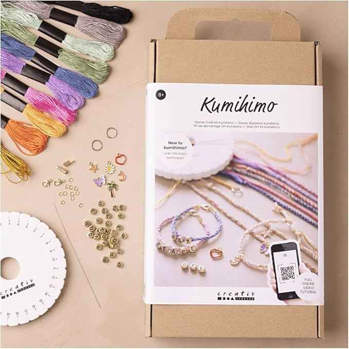 Creativ Company Craft Kit - Starter Craft Kit Kumihimo (977549)