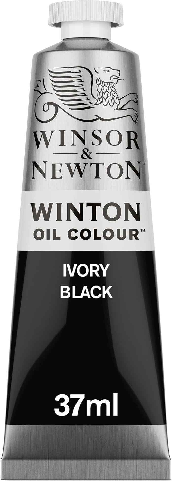 Winsor & Newton Winton Oil Color, 37ml (1.25-oz) Tube, Ivory Black