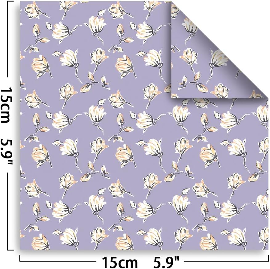 Origami Paper Kit Dobule Sided 100 Sheets 100 Colors 6 Inch Japanese Chiyo Square Easy Fold Arts Crafts DIY Handwork Origami Papers Beginner Solid Color Flower - Crafty Corner