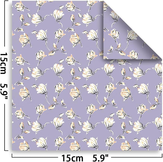 Origami Paper Kit Dobule Sided 100 Sheets 100 Colors 6 Inch Japanese Chiyo Square Easy Fold Arts Crafts DIY Handwork Origami Papers Beginner Solid Color Flower - Crafty Corner