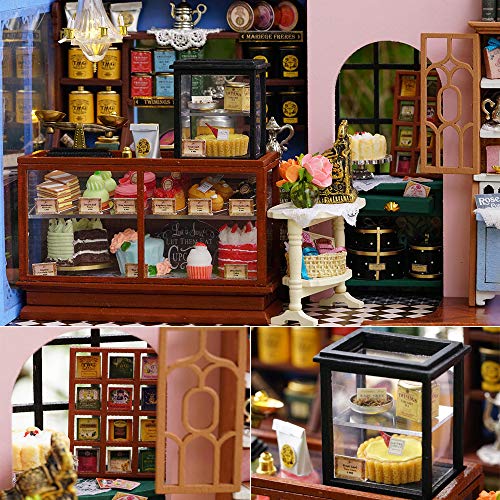 DIY Miniature Dollhouse Kit with Furniture Plus Dust Proof & Music Movement