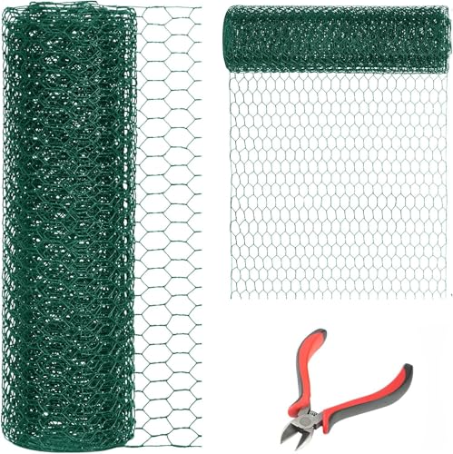 48'' x 50' Green Chicken Wire Fencing (2400 Sq Ft)