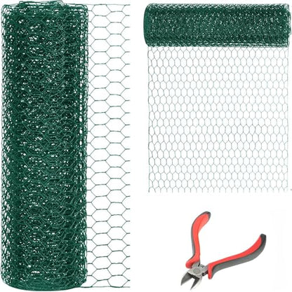 48'' x 50' Green Chicken Wire Fencing (2400 Sq Ft)