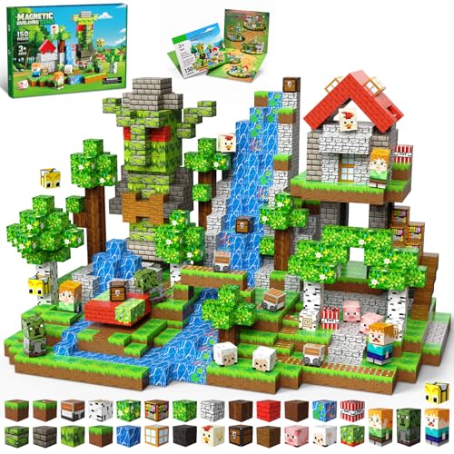 150PCS Magnetic Blocks (150 Count)