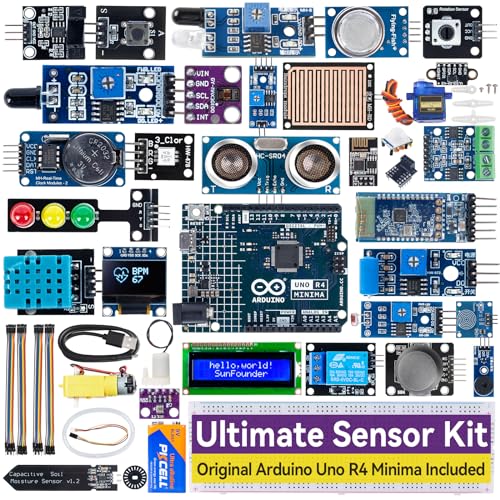 Ultimate Sensor Kit with Original Arduino Uno R4 Minima