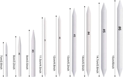 FEBSNOW 12 Pcs Blending Stump and Tortillions, Paper Art Blenders, Art Pencils, Drawing Pencils for Artists Student Sketch Drawing Tools, Drawing Supplies