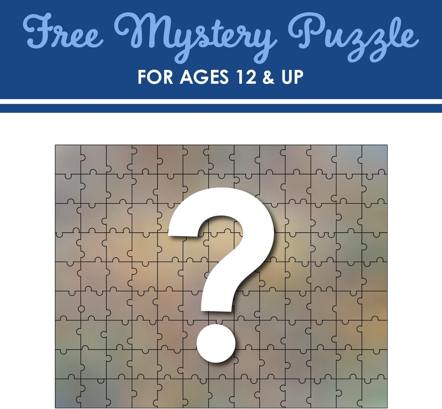 White Mountain Puzzle Sorter and Mystery Puzzle