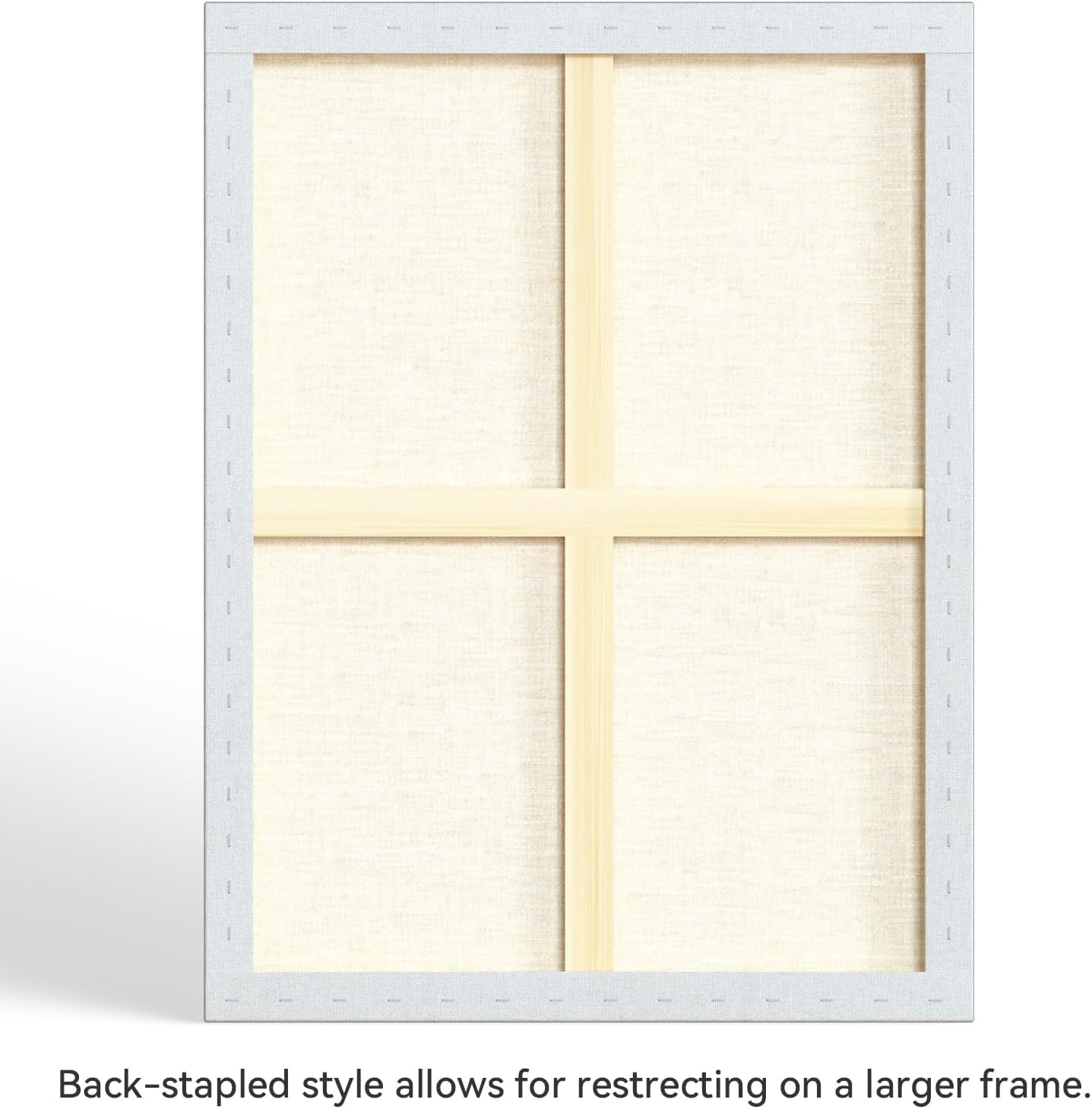 PHOENIX 30x40 Inch 2 Pack Gallery Canvas - 1.5 in Thick Extra Large Canvases for Painting - Deep Edge 100% Cotton 11 Oz. Gesso Primed White Blank Professional Canvas Oil & Acrylic Paints