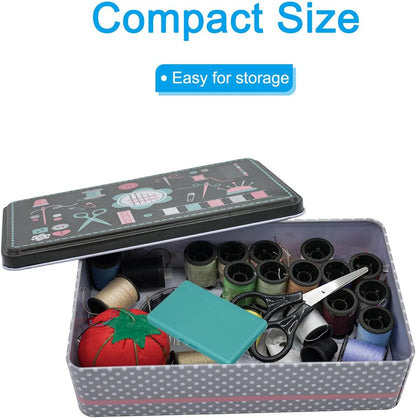 PATIKIL Magnetic Needle Storage Case, Plastic Portable Sewing Pin Keeper Needle Organizer Box Container for Embroidery Knitting Stitching, Dark Green