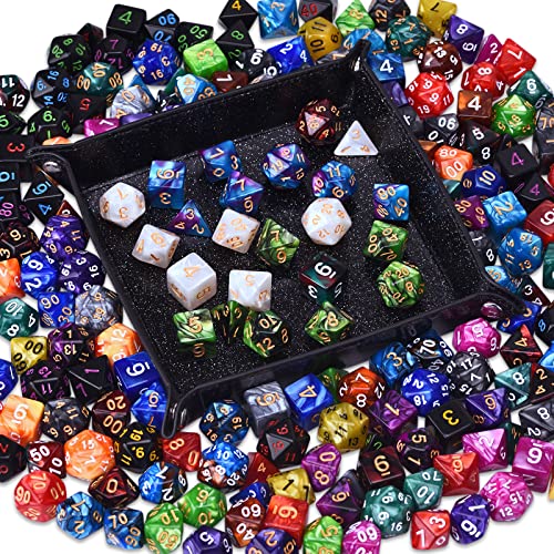 RPG Dice 210 Pieces Polyhedral Dice Set for DND (210 Count)