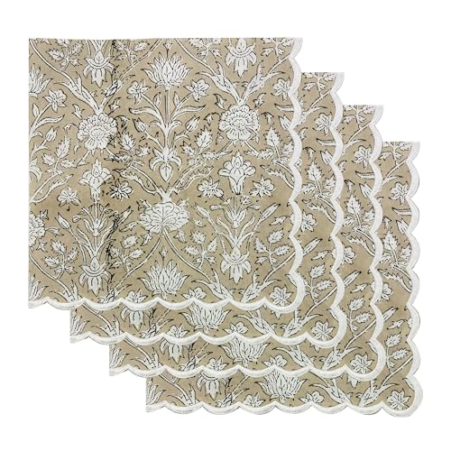 Hand Block Print Cloth Napkins (4 Count)