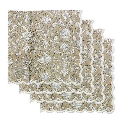 Hand Block Print Cloth Napkins (4 Count)