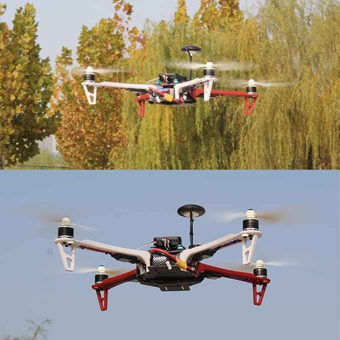 HAWK’S WORK F450 Drone Frame, 450mm Wheelbase Quadcopter Frame Kit with Landing Skid Gear (Standard)