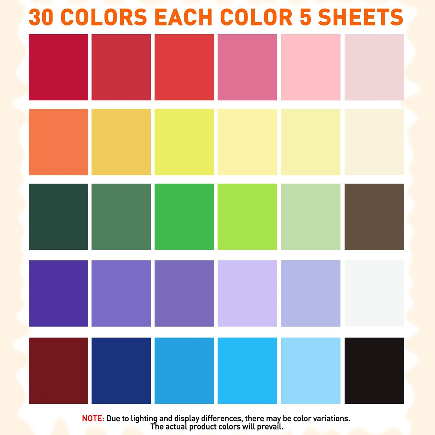 MAXECHO 12" X 12" Colored Cardstock Bulk 150 Sheets 30 Assorted Colors Construction Paper Card Stock Printer Paper for DIY Crafts, Kids School Supplies, Cricut, 180 GSM - Crafty Corner