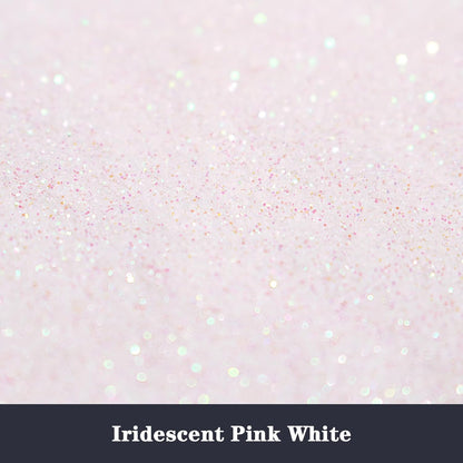 High Capacity 260g Iridescent Fine Glitter,Shaker Bottle Fine Glitter for Epoxy Resin DIY Craft,Rainbow Fine Glitter for Nail Art Face Body Glitter Tumbler Making (IRI Pink White)