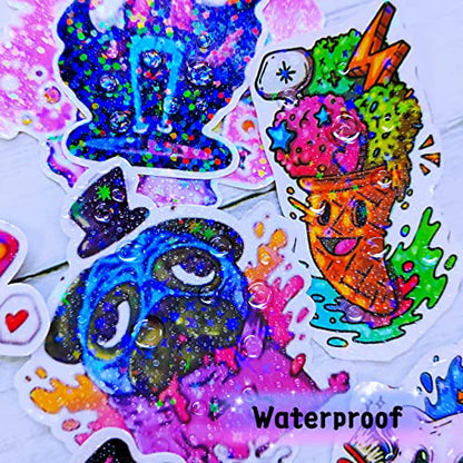 36 Sheets Holographic Sticker Paper Clear Self (36 Count)