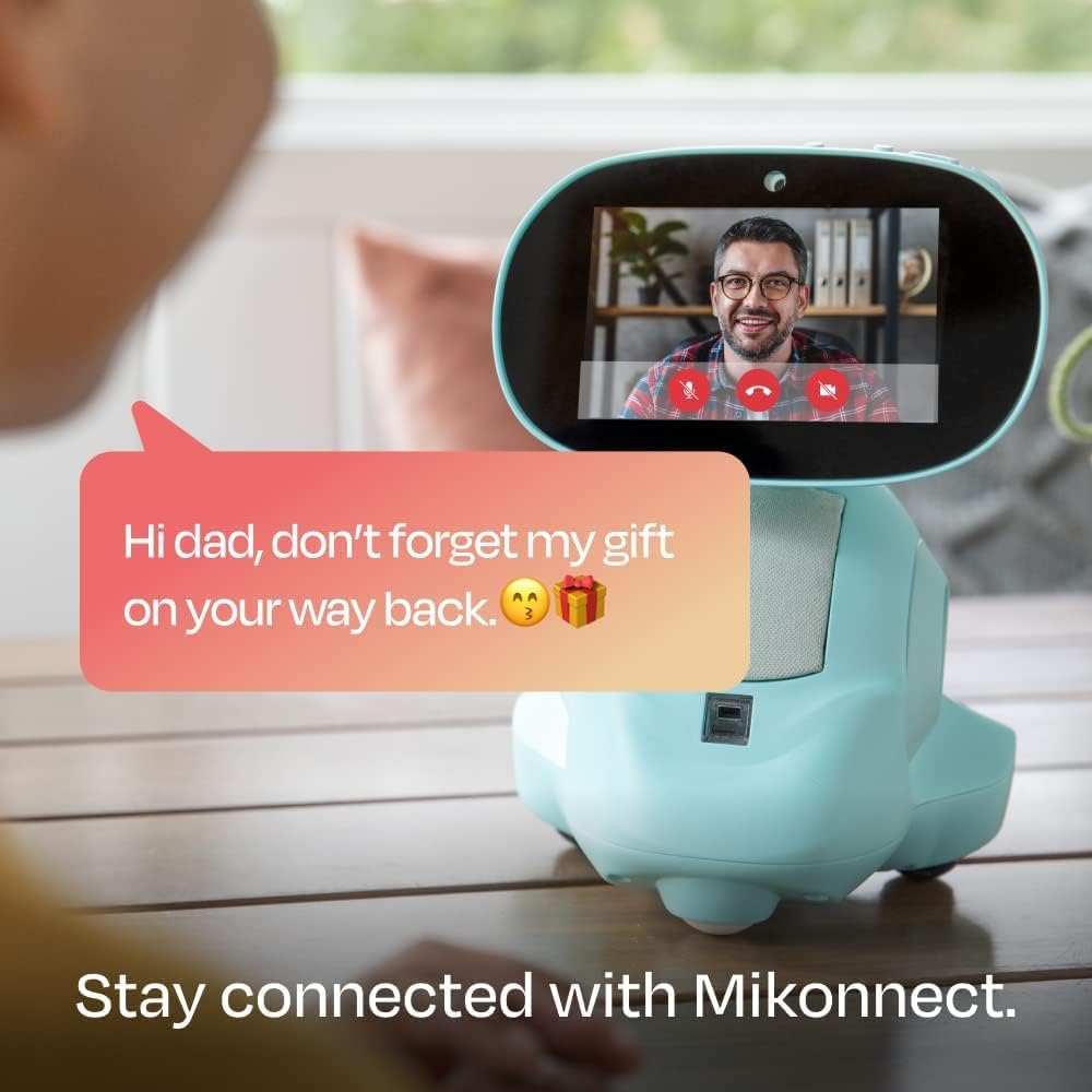 Miko 3: AI-Powered Smart Robot for Kids | STEAM Learning & Educational | Interactive Robot with Learning apps & Unlimited Games | Birthday Gift for Girls & Boys Aged 5-12| Blue. - Crafty Corner