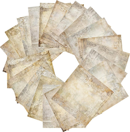 24 Sheets Vintage Lace Scrapbooking Paper Pad 6x6 (24 Count)