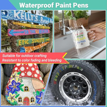 Oil Based Paint Markers (8 Count)