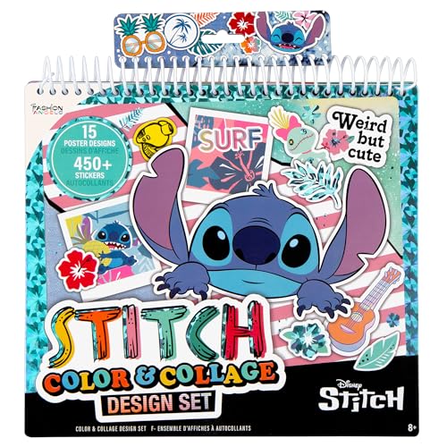 Disney Stitch Color & Collage Design Set