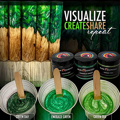 Pigments Premium Green Mica Powder