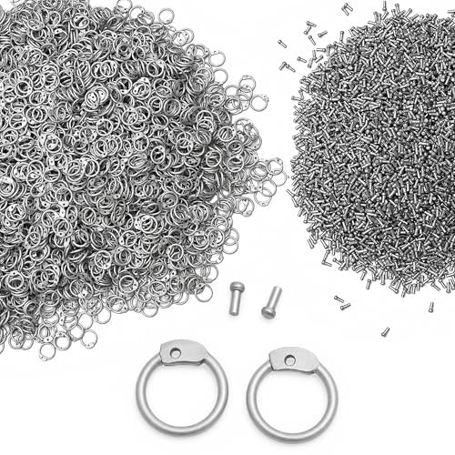 Aluminum Chainmail Rings 10 mm 16 Gauge Round Riveted