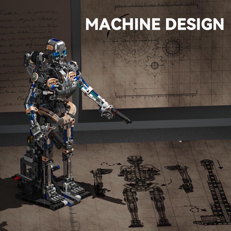 Mechanical Robot Model Set for Adults