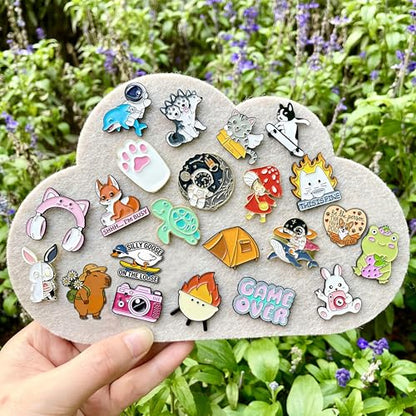 Cute Enamel Backpack Pins (20 Count)