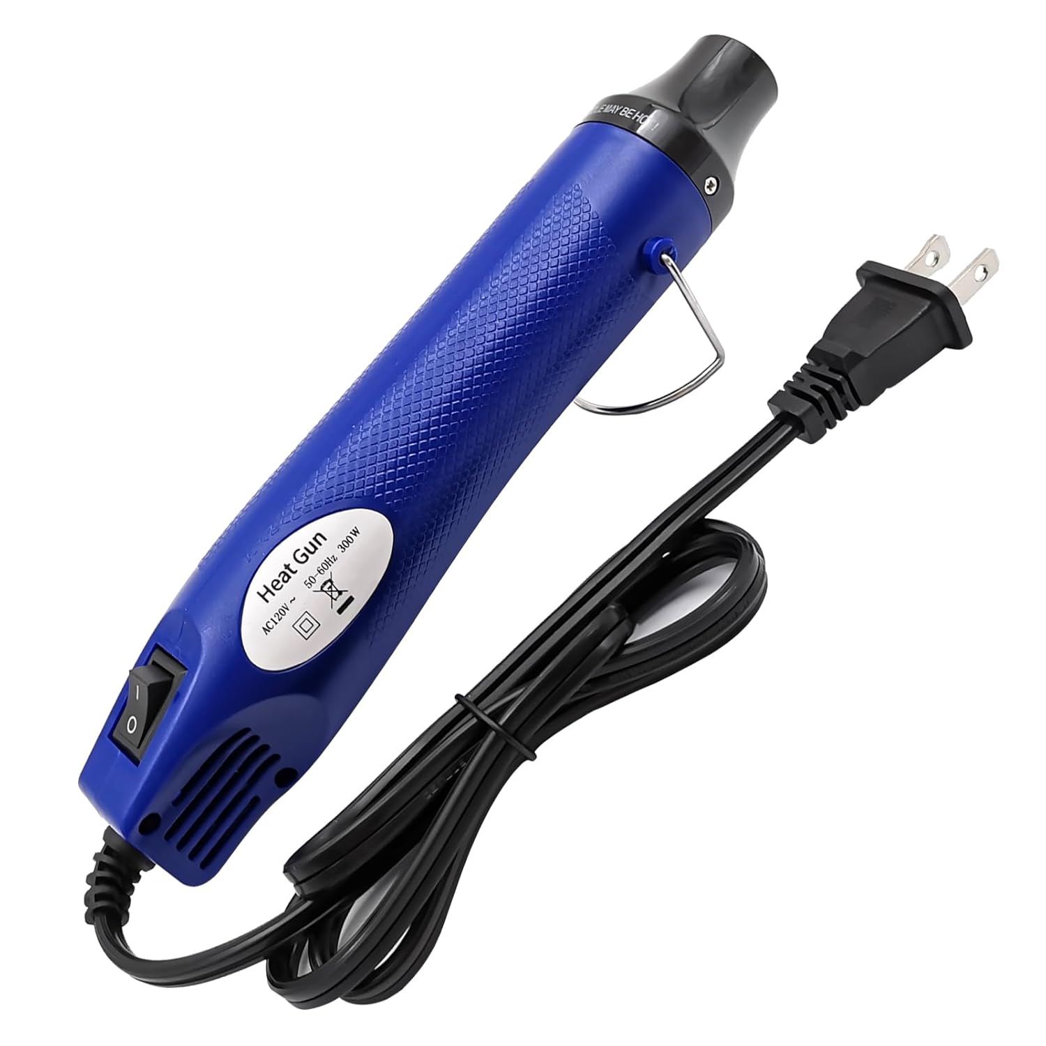 Mini Heat Gun, Portable Hot Air Gun Tool for DIY Crafts Heat Shrink Gun for Epoxy Resin, Embossing, Shrinking Wrapping Drying Paint Removing Stickers (Blue) - Crafty Corner