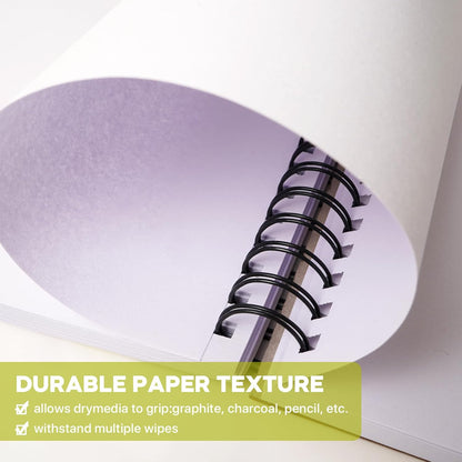 CONDA 9"x12" Double-Sided Hardbound Sketchbook, 60 Sheets, Heavyweight Hardcover Sketchbook, Spiral Sketch Pad, Durable Acid Free Drawing Paper for Drawing Painting - Crafty Corner