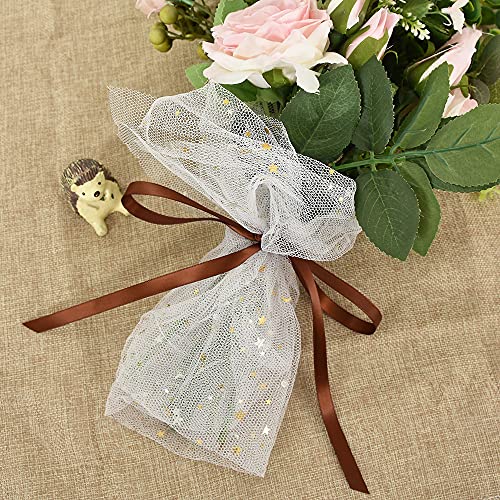 100yds 3 8 Inch Brown Satin Ribbon for Craft Gifts Wrapping