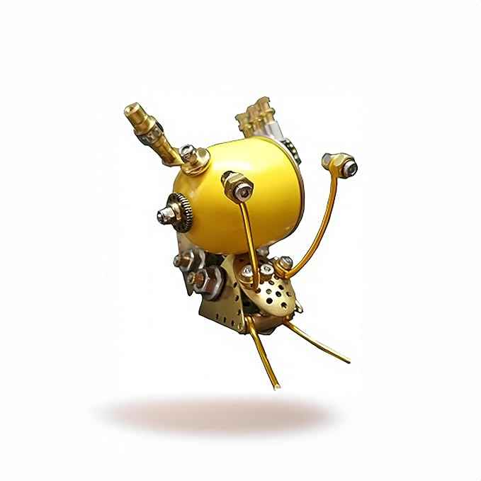 Mechanical Metal DIY 3D Insect Brass 3D Puzzles for Adults Snail Metal Models for Family and Friends (Snail-Y)