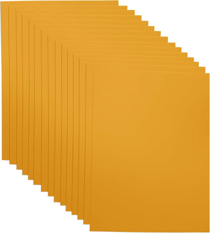 Mustard EVA Foam Sheets for Crafts, 9 x 12 Inch, 2mm Thickness – Ideal for DIY Arts and Crafts, Foam Paper for Kids, Cosplay and Costumes - 15 Pack - Crafty Corner