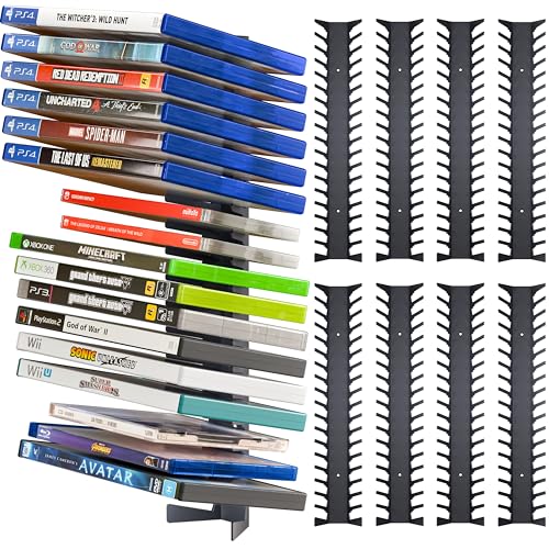 Video Game Storage Wall Mount Game Case Holder (144 Count)