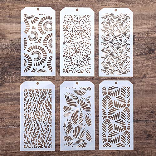 DIY Decorative Poppy Flower Stencil Template for Scrapbooking Painting on Wall Furniture Crafts