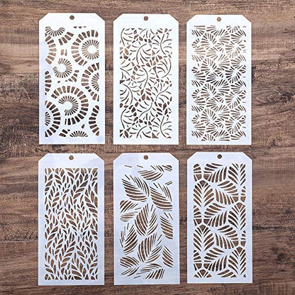 DIY Decorative Poppy Flower Stencil Template for Scrapbooking Painting on Wall Furniture Crafts