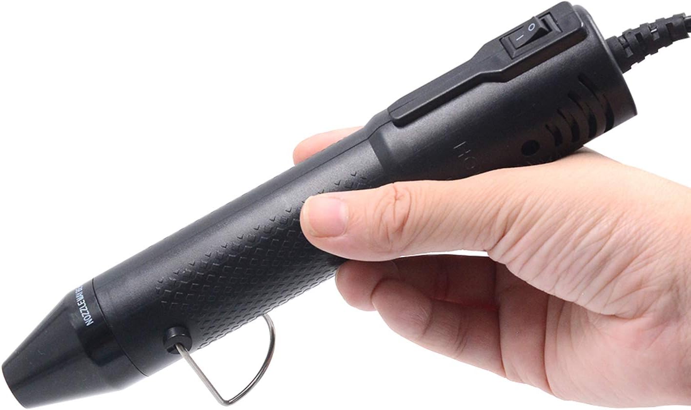 mofa Embossing Heat Pen,Mini Heat Gun,Hot Air Pen Tools Shrink Pen with Stand For DIY Embossing And Drying Paint Multi-Purpose Electric Heating Nozzle 150W 110V (Black,Black) - Crafty Corner