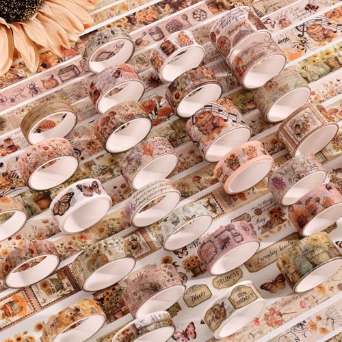 Natural Washi Tape Set (42 Count)