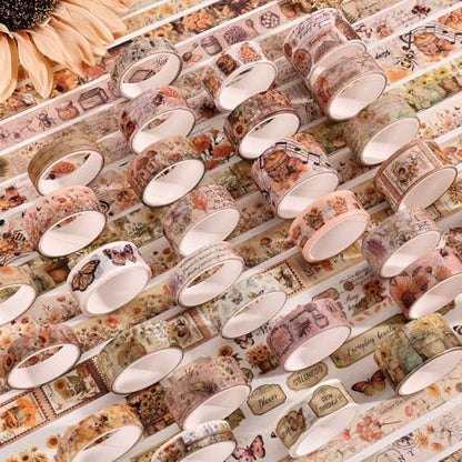 Natural Washi Tape Set (42 Count)